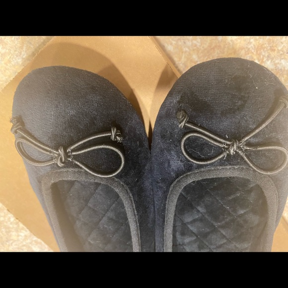Sz 5-6 Llysha Ballerina Slippers-Black NIP - Picture 8 of 12